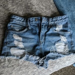 Lovers + Friends Denim shorts